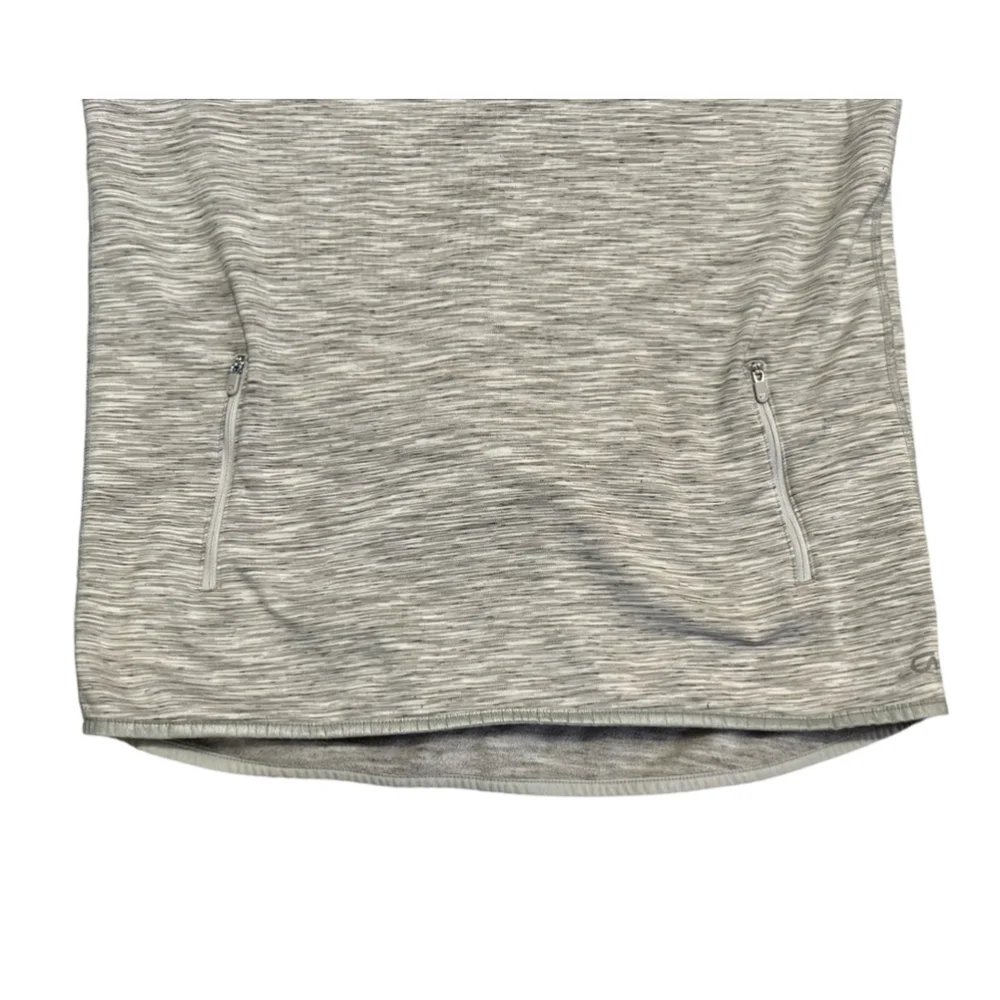 GapFit Women’s Orbital Fleece Hoodie Gray Matter Fitted Hoodie Size Medium​​​​​ - Picture 11 of 12